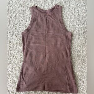 a new day Women's Ribbed Tank Top - Dusty Rose